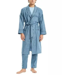 Polo ralph lauren men's sleepwear soft cotton kimono velour cheap robe