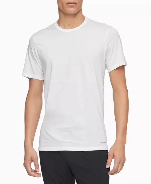 Calvin Klein Men's 3-Pack Cotton Classics Crewneck Slim-Fit T