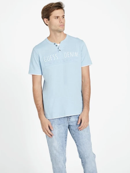 GUESS Edgar Henley Logo Tee