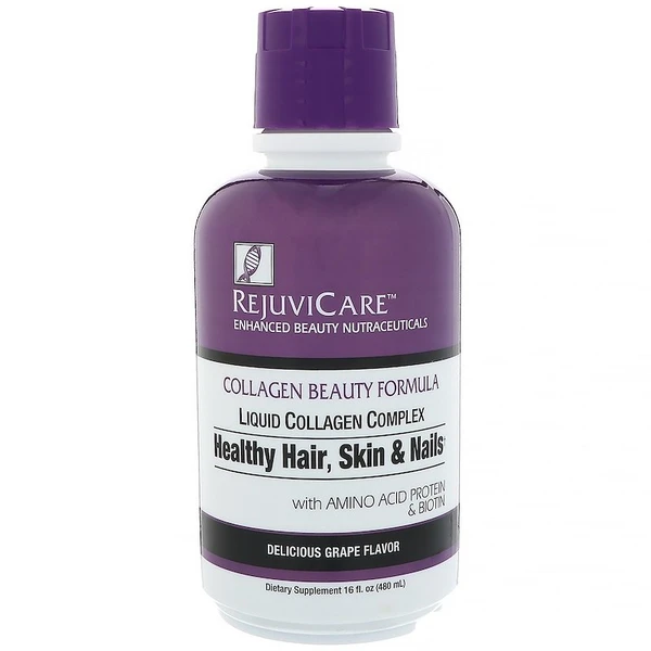 Rejuvicare Collagen Beauty Formula, Liquid Collagen Complex, Healthy Hair, Skin & Nails U1