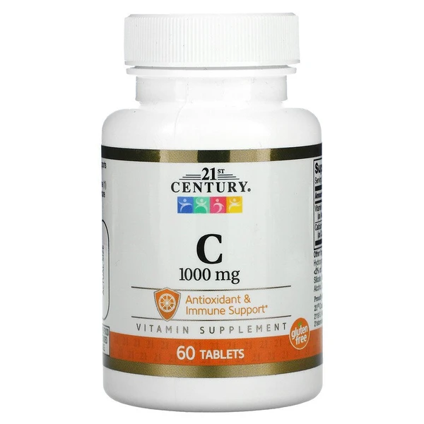 21st Century Vitamin C, 1,000 mg, 60 Tablets U2