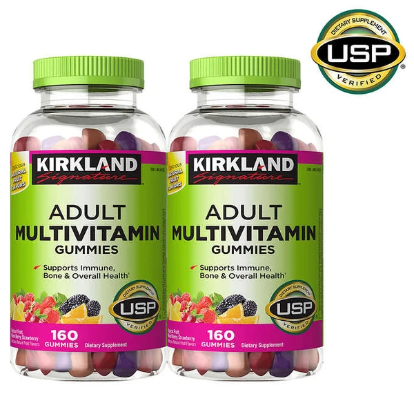 Kirkland Signature Adult Multivitamin, 360 Gummies, 2 Pack